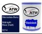 Preview: Mercedes-Benz, Midnight Blue (matt), 5214: 500ml Lackdose, von ATW Autoteile West.